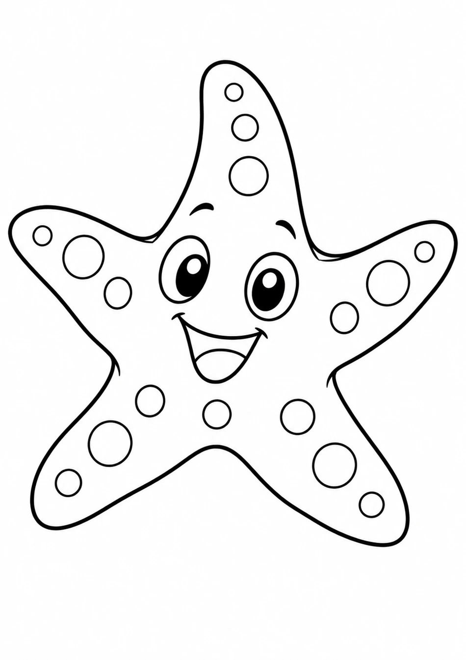 L’étoile de mer souriante