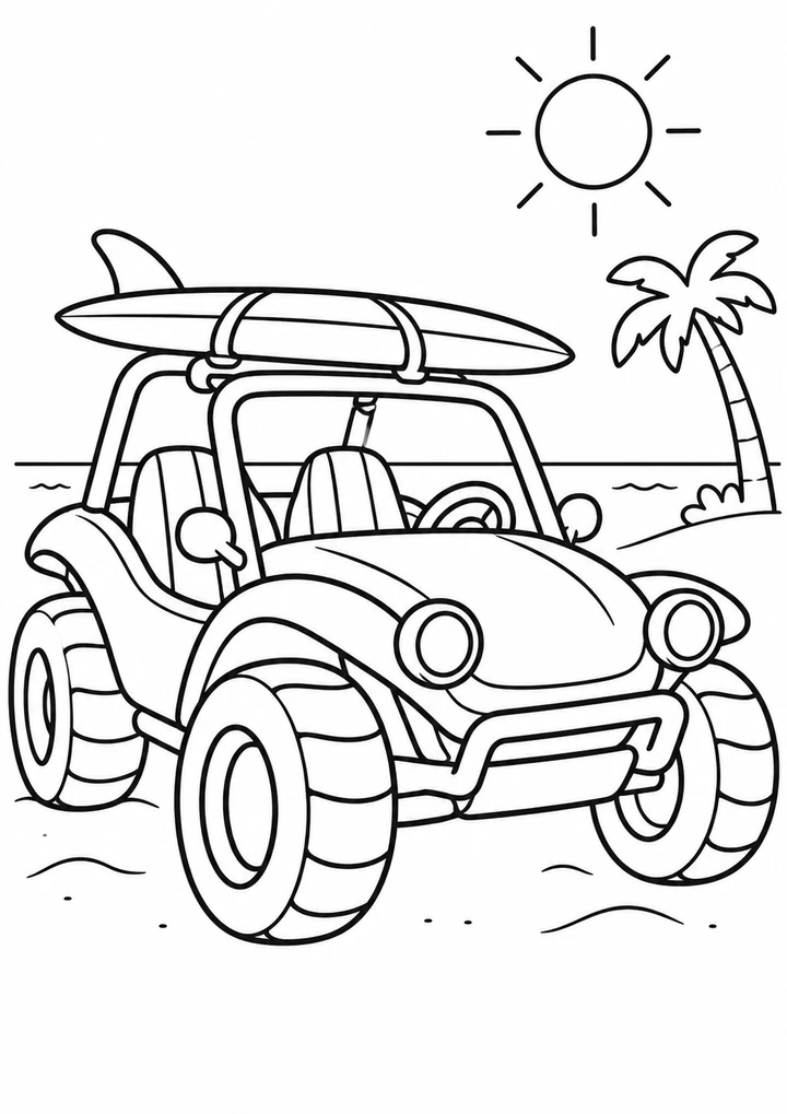 La voiture de plage