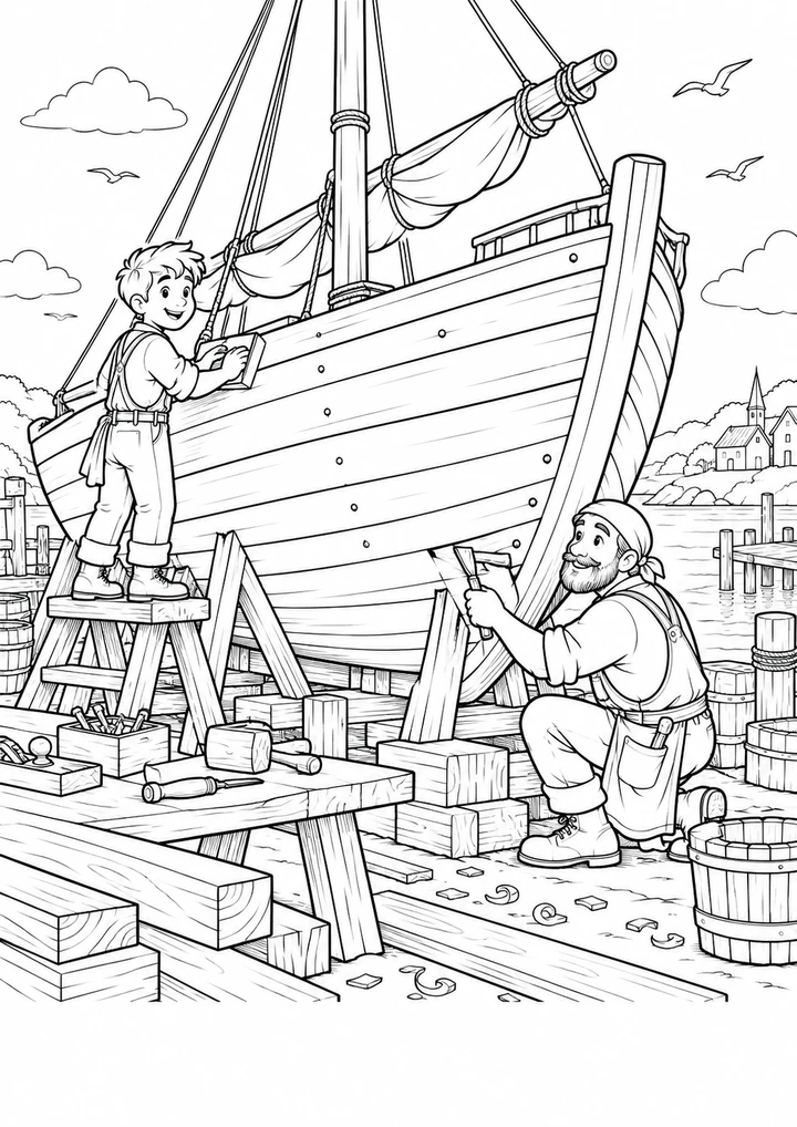 Le bateau-atelier