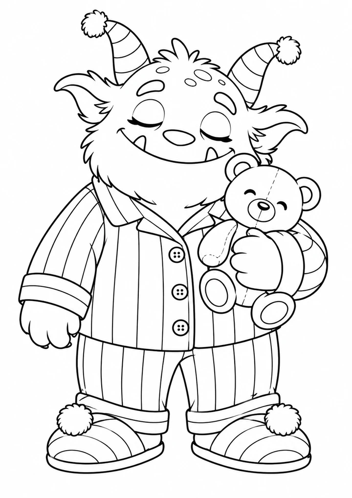 Le monstre en pyjama