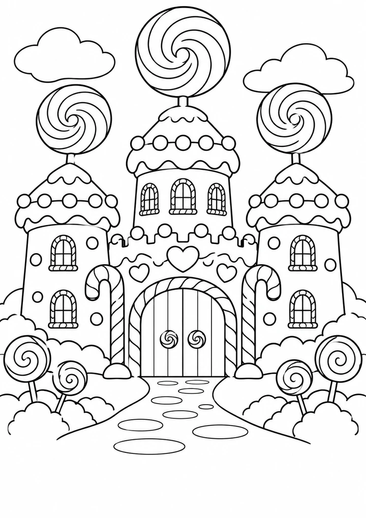 Le château de sucettes