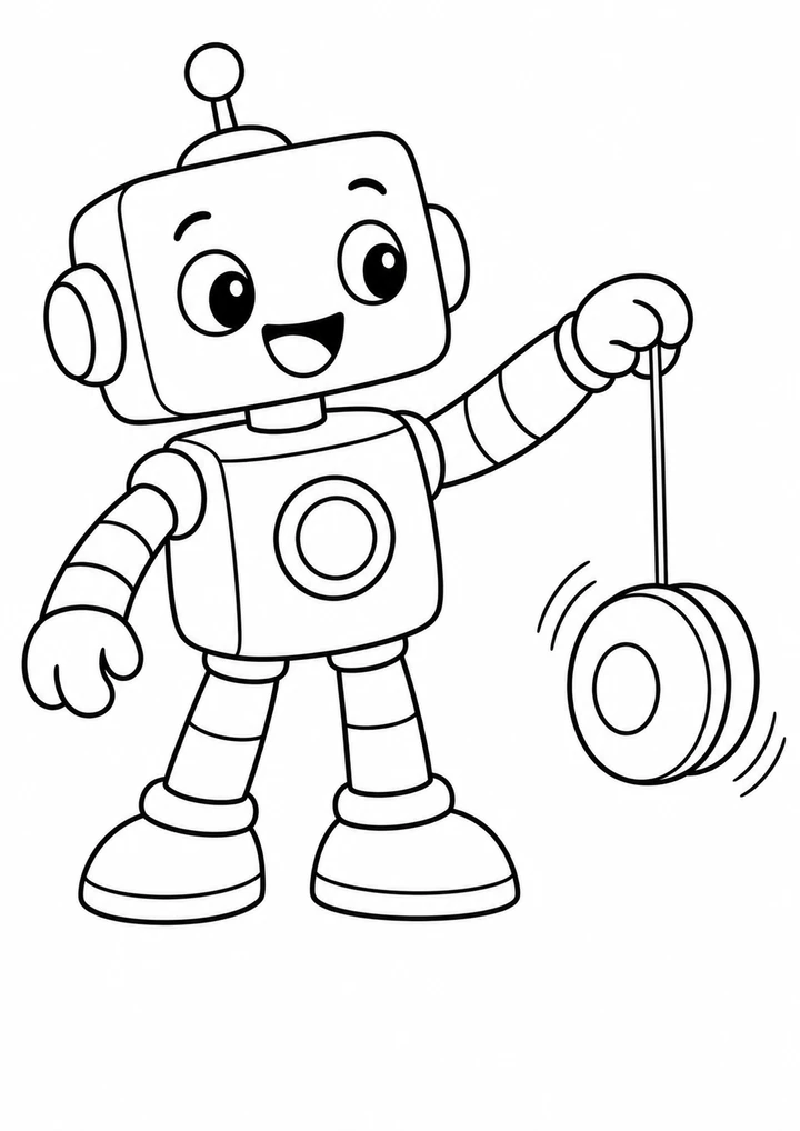 Le robot au yo-yo