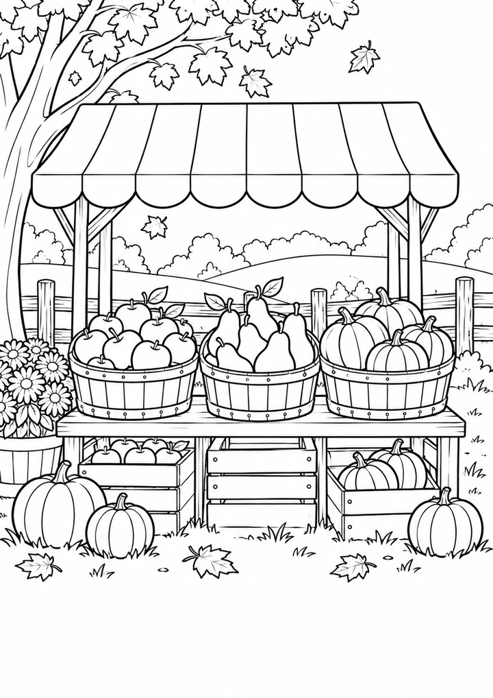 Le marché des récoltes