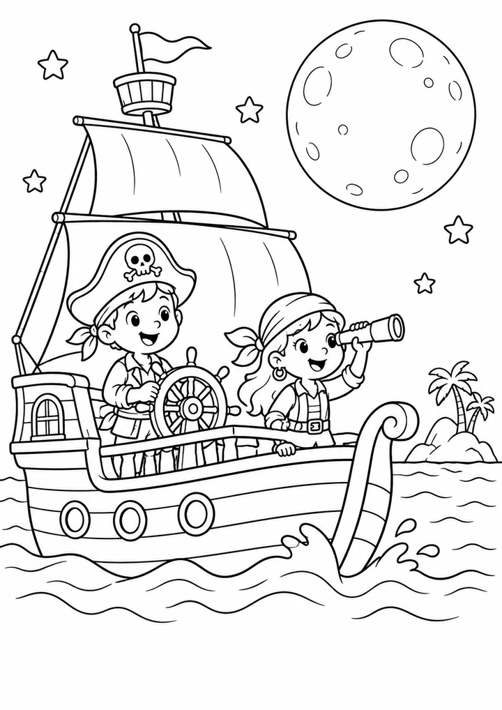 Le bateau sous les étoiles