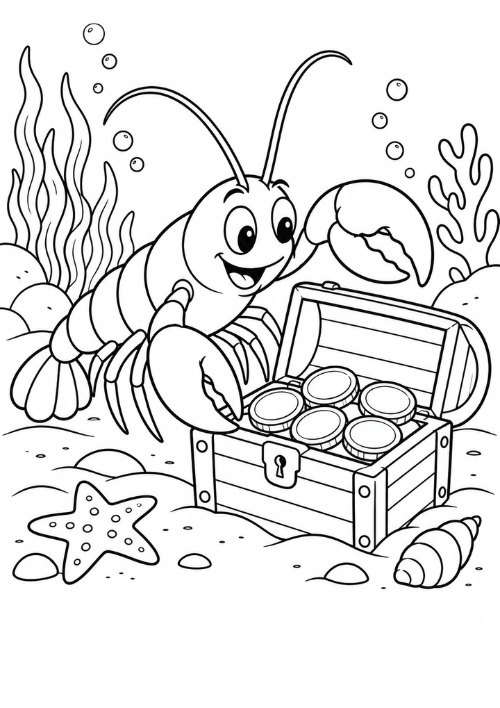 Le homard au trésor