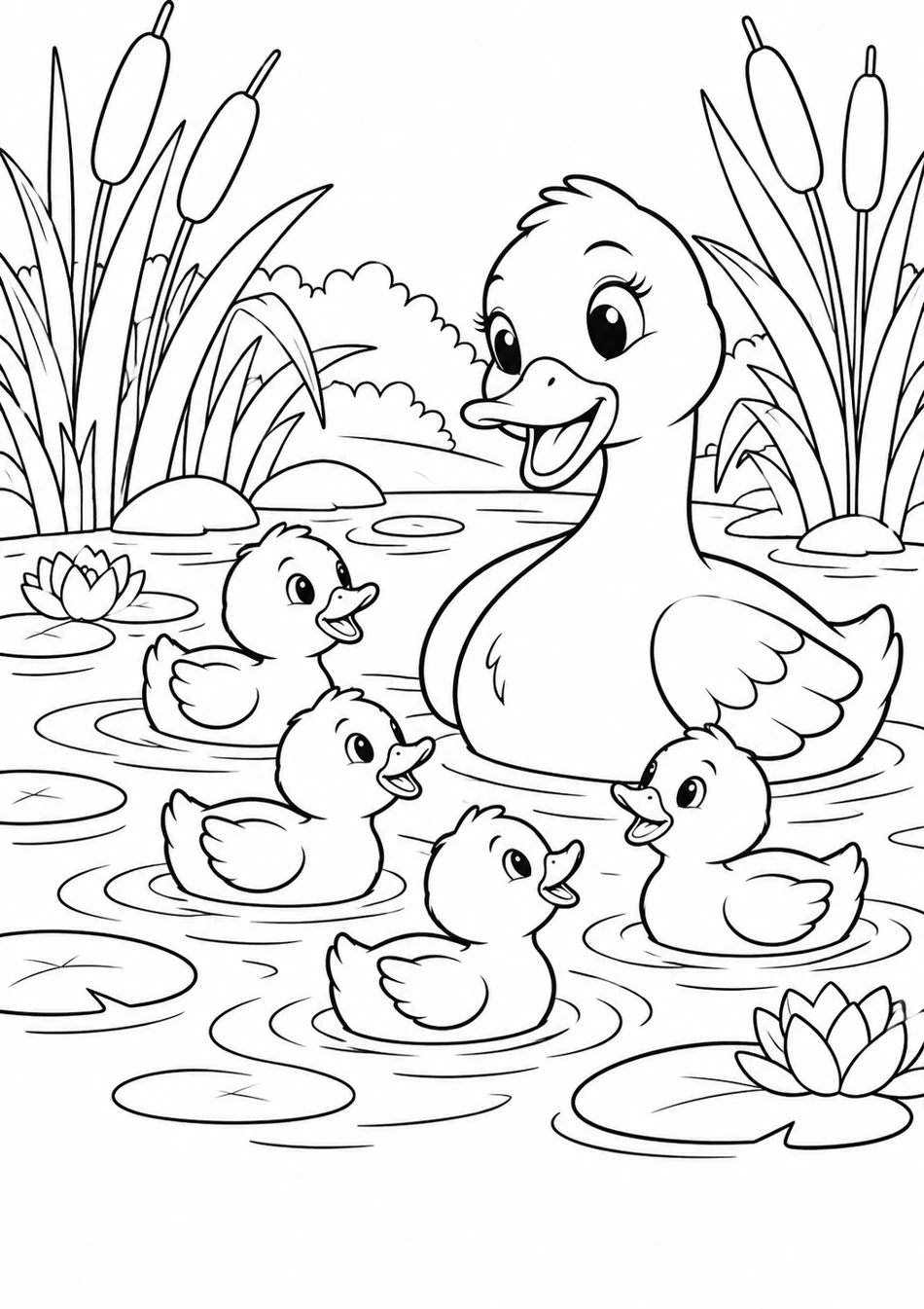 Le bain des canards