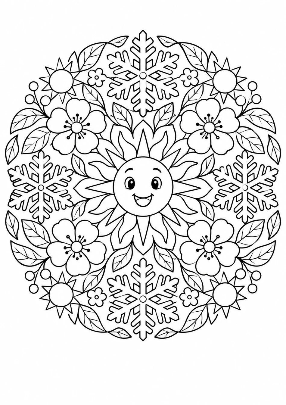Le mandala des quatre saisons