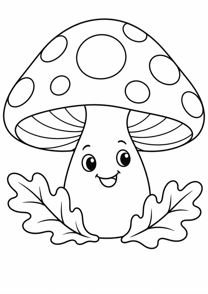 Le champignon au grand chapeau