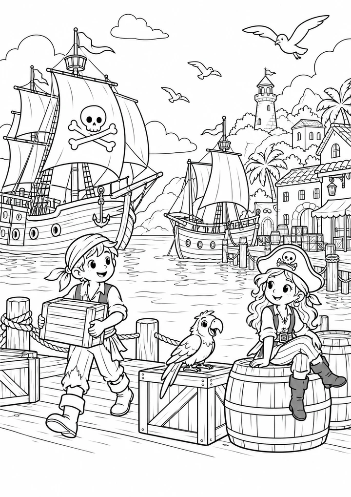 Le port des pirates