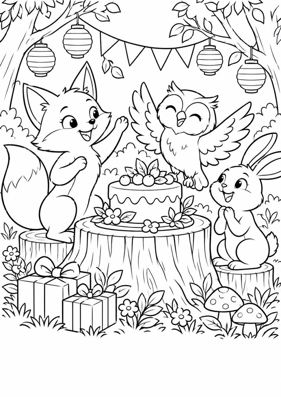 La fête dans la forêt