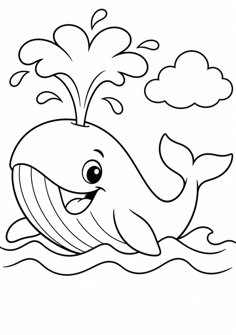 La baleine et le nuage