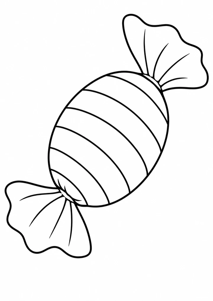 Le bonbon dans son papier