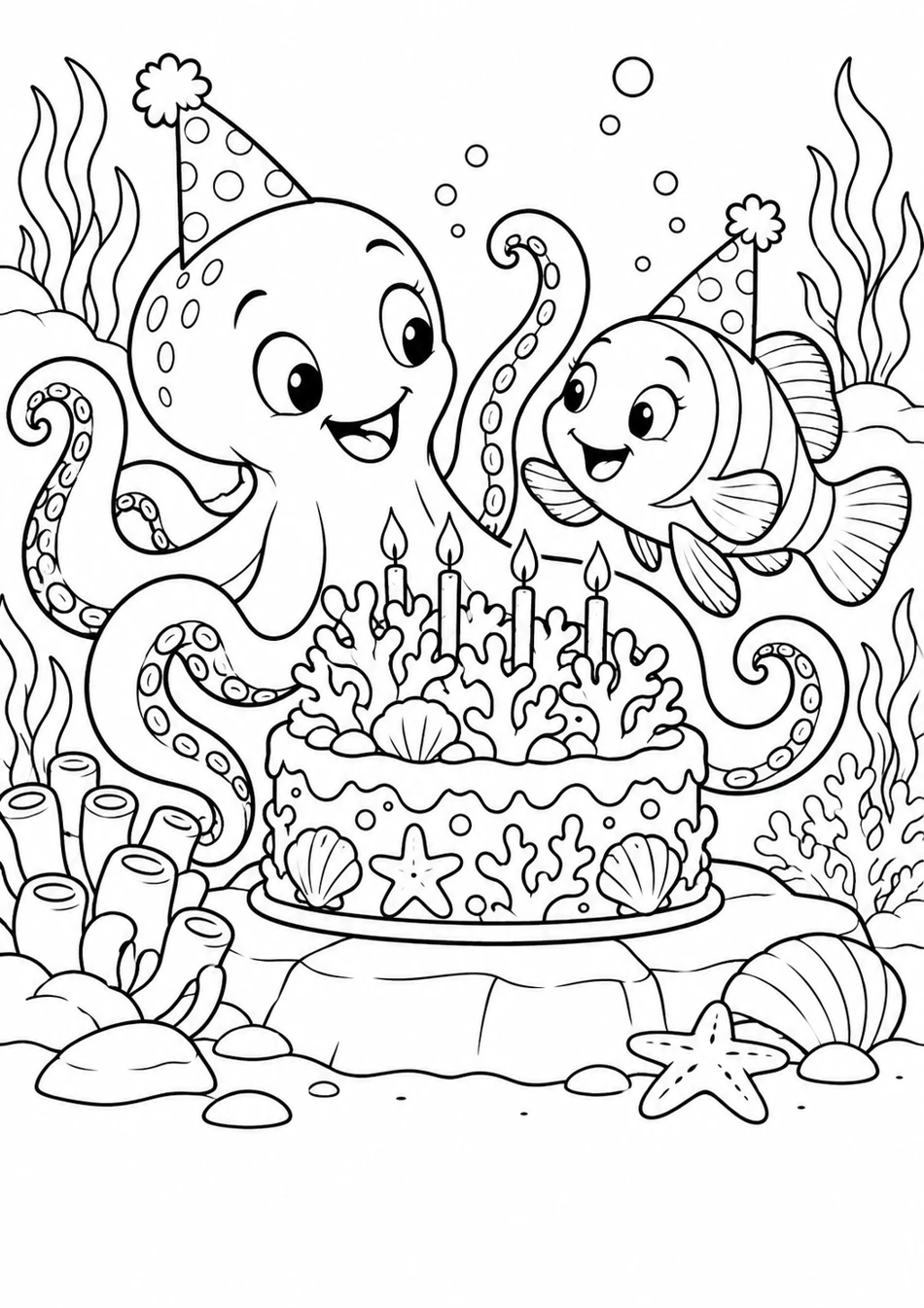 L’anniversaire sous la mer