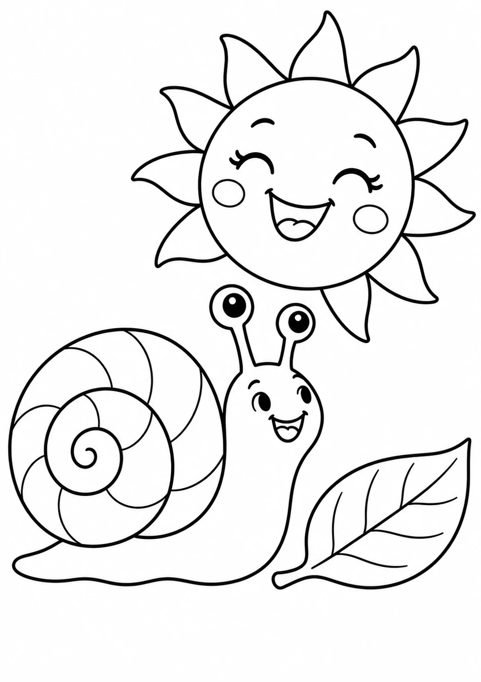 L’escargot au soleil