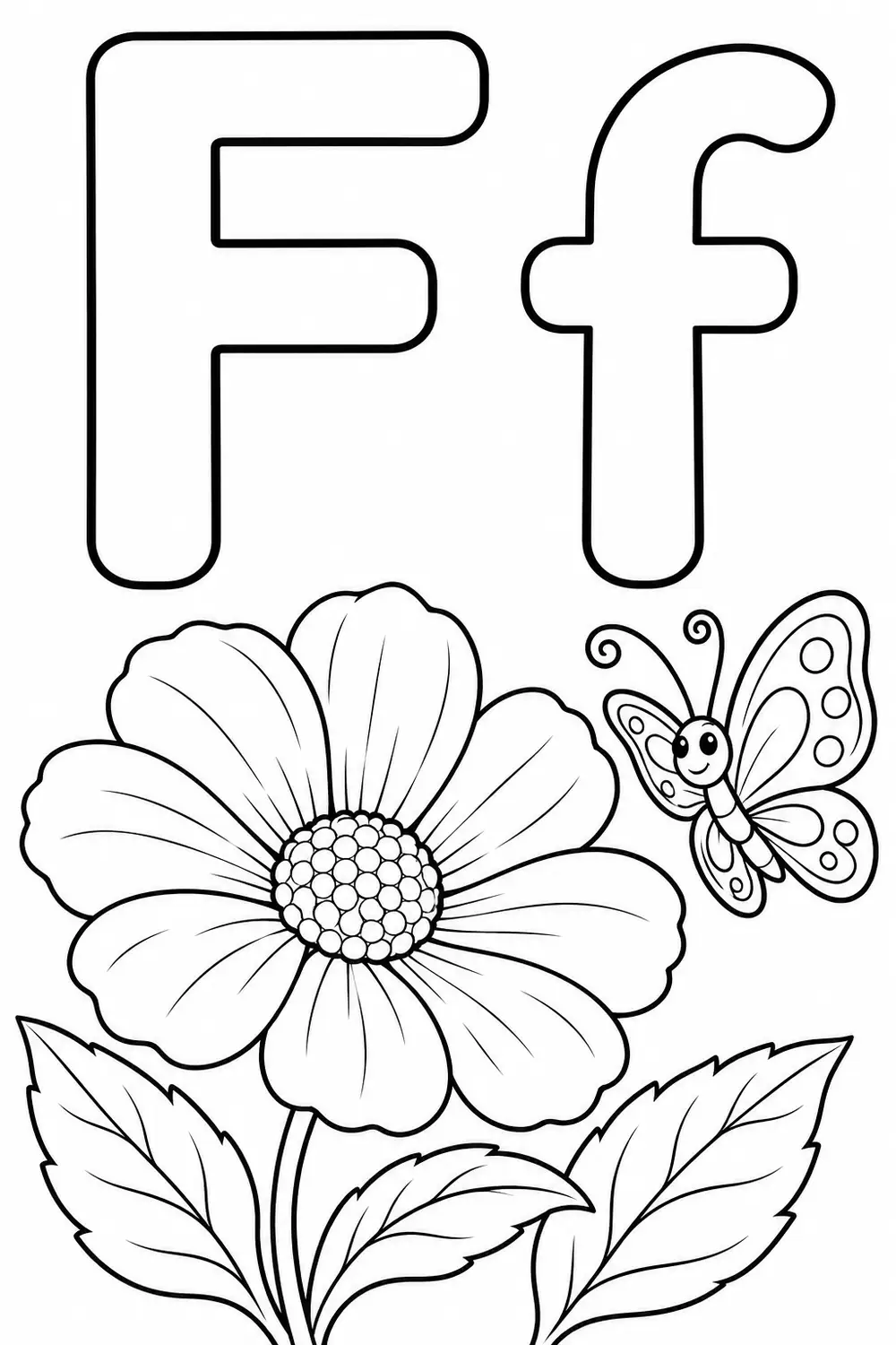 Lettre F comme fleur