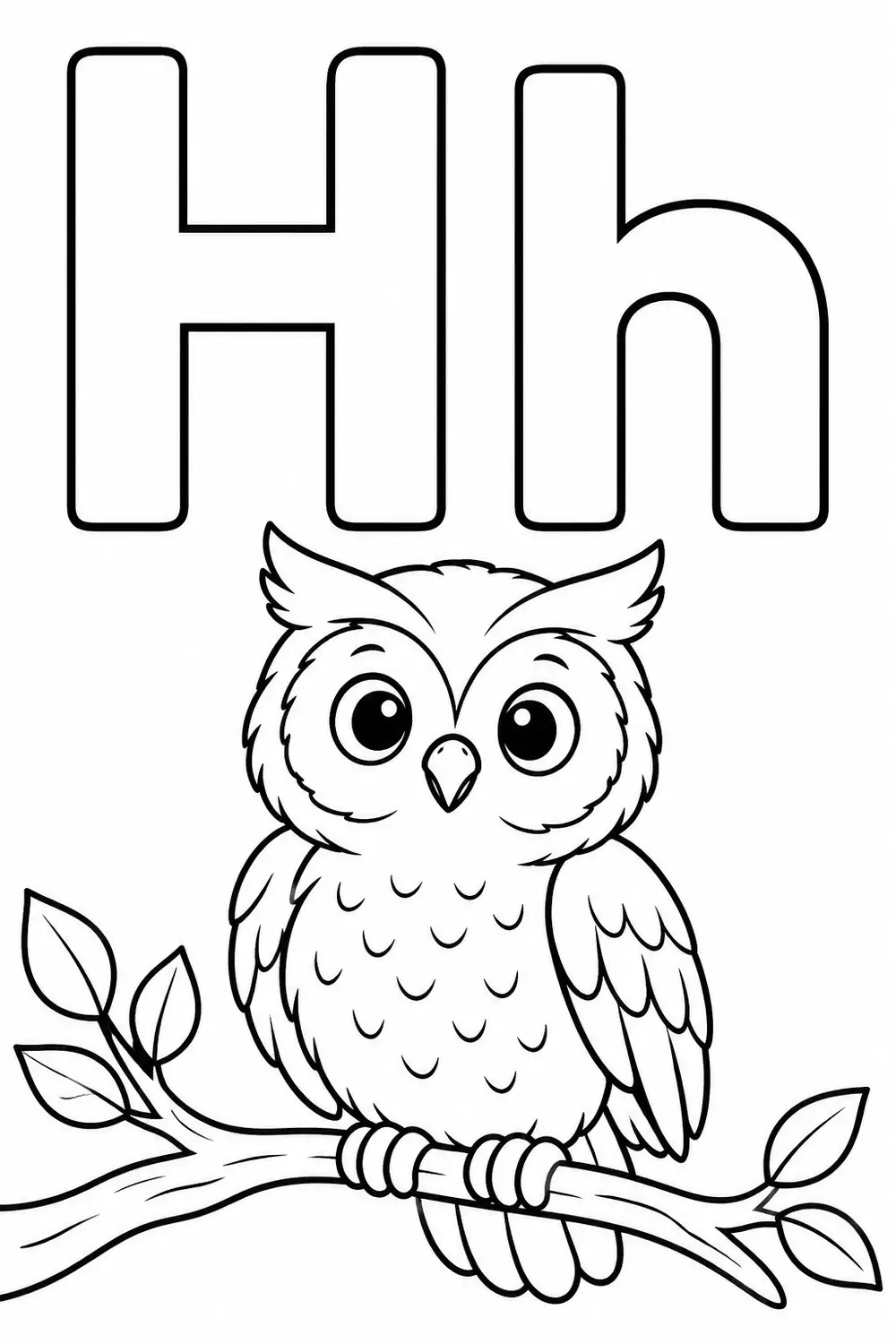 Lettre H comme hibou