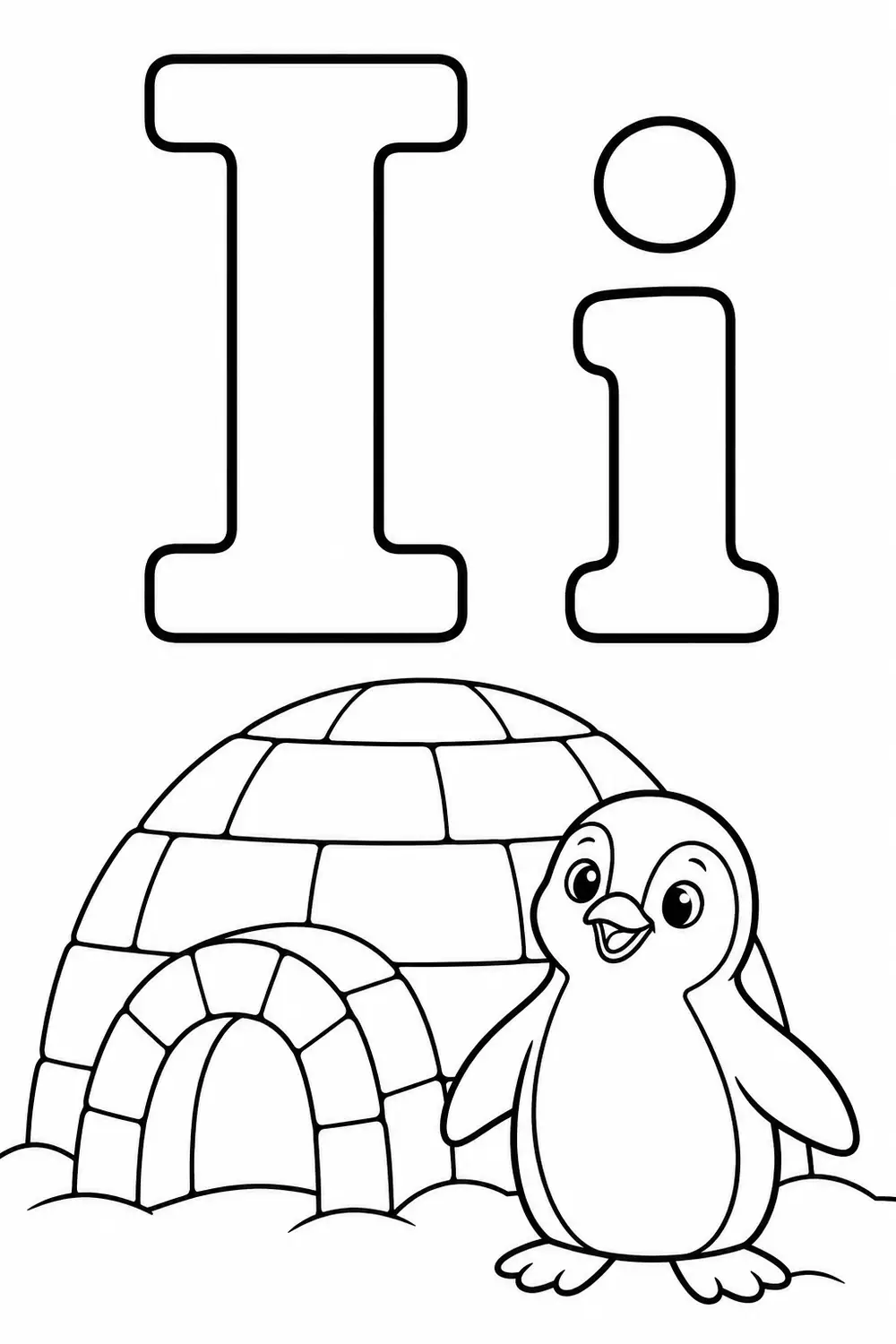 Lettre I comme igloo