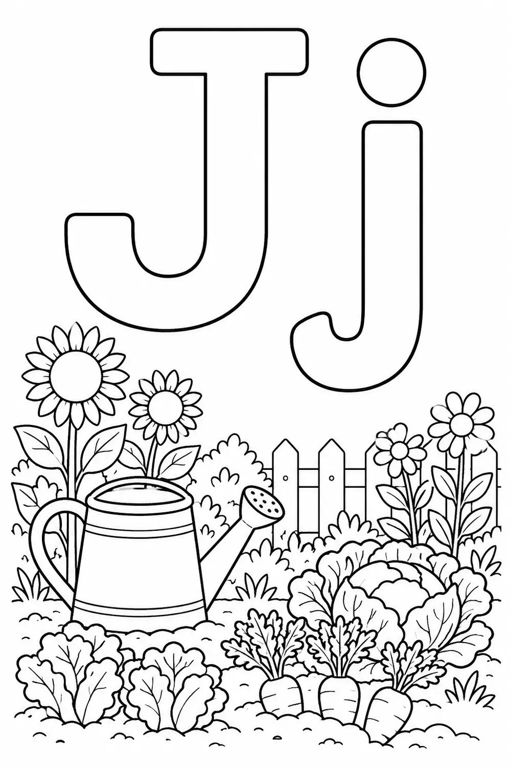 Lettre J comme jardin