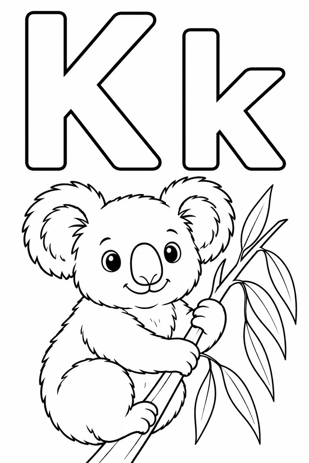 Lettre K comme koala