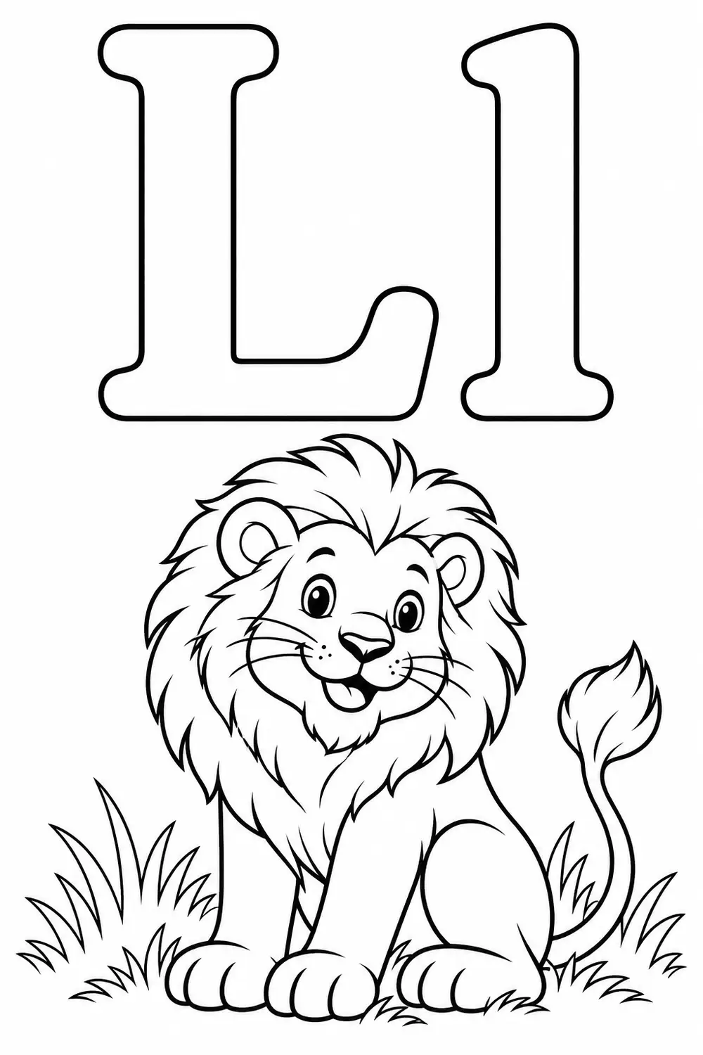 Lettre L comme lion