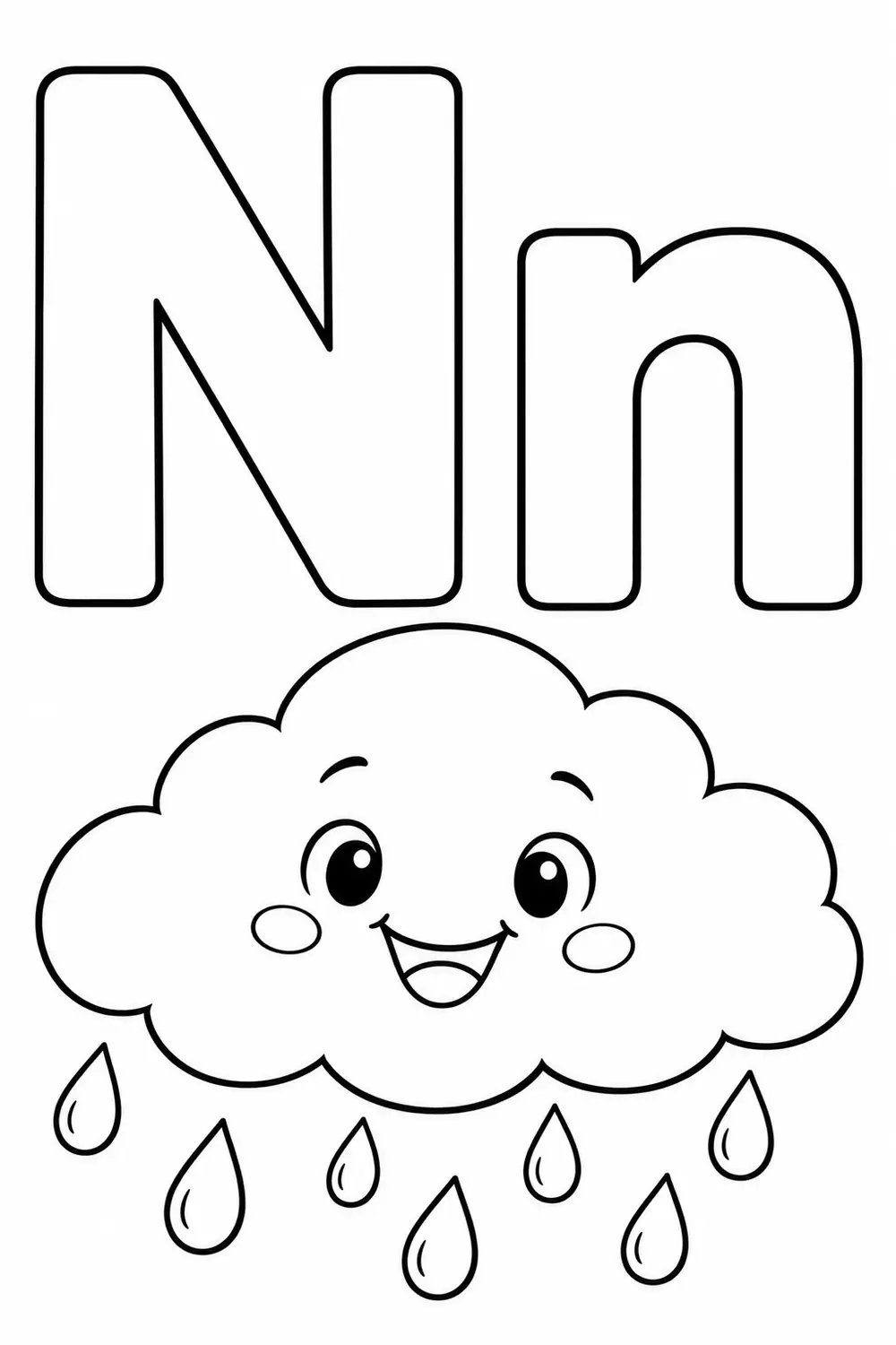 Lettre N comme nuage