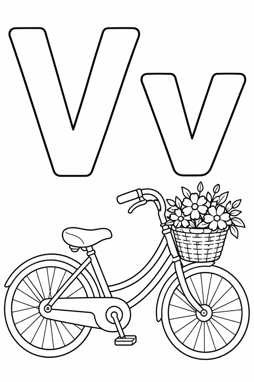 Lettre V comme vélo