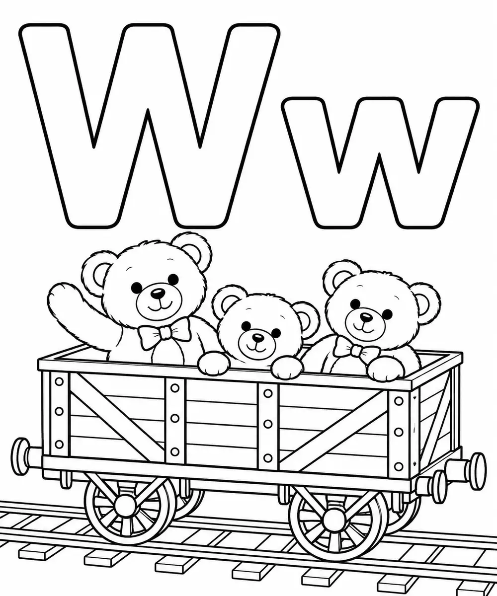 Lettre W comme wagon