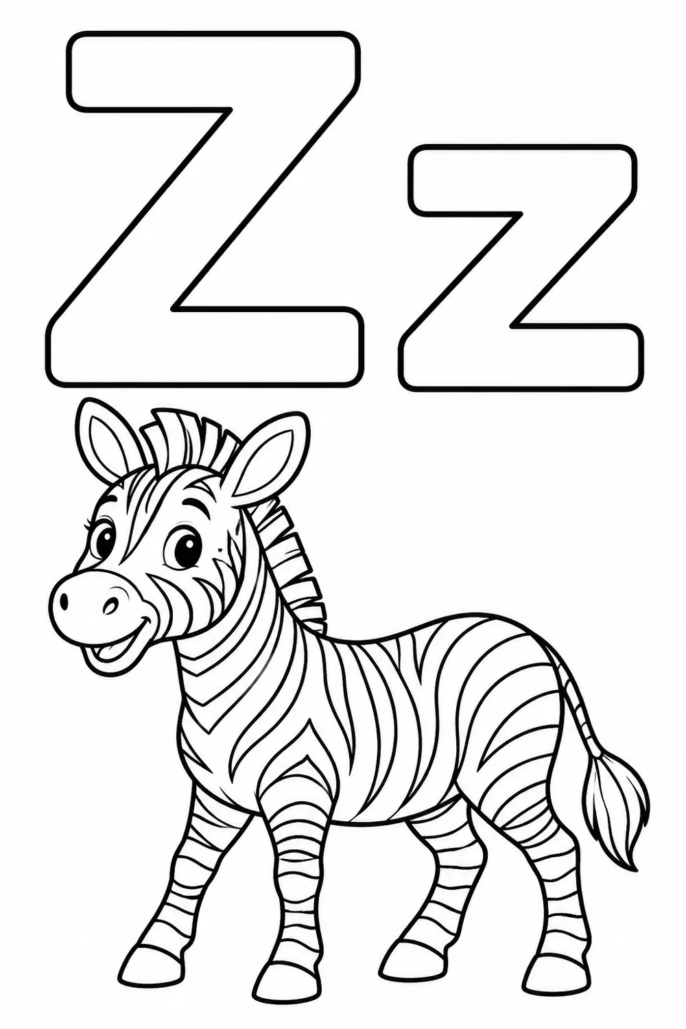 Lettre Z comme zèbre