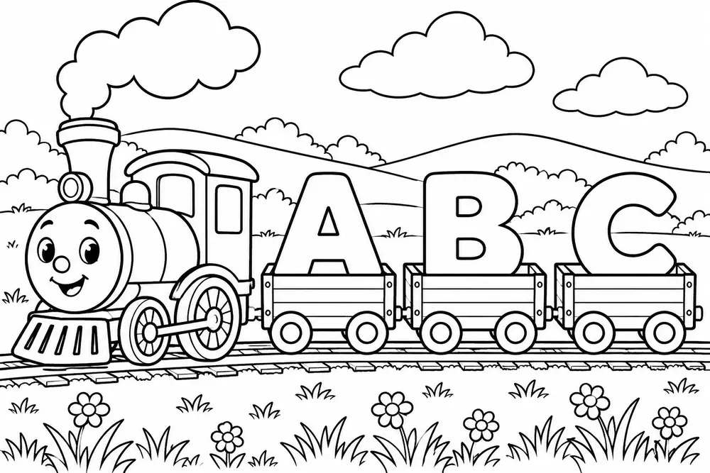 Le train de l’alphabet ABC