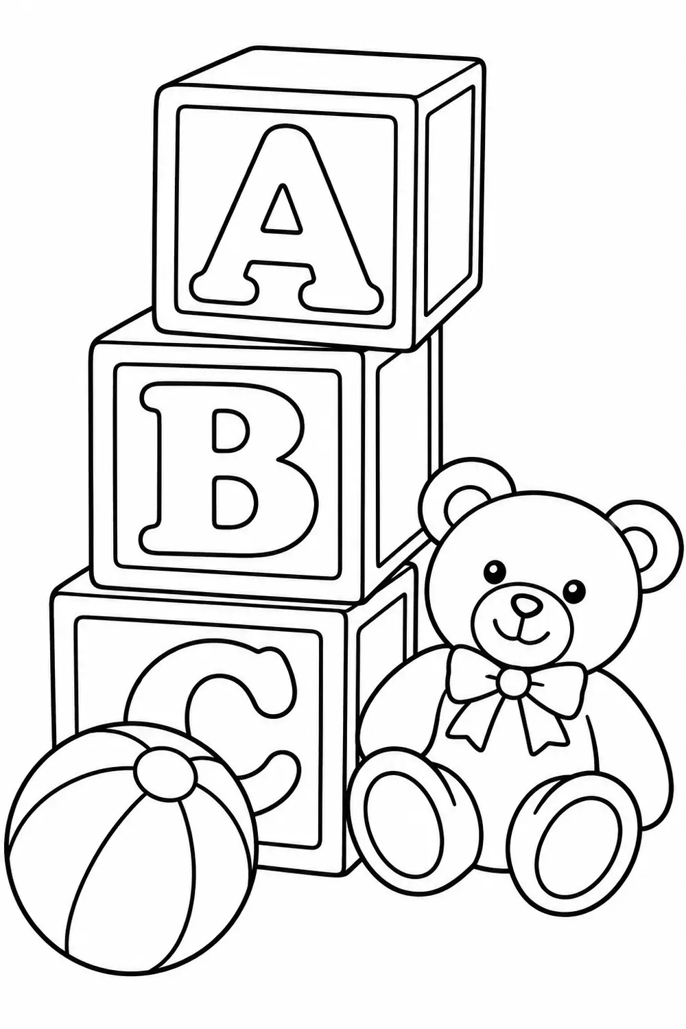 Les cubes de l’alphabet ABC