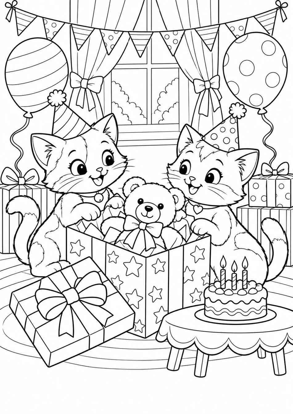 L’anniversaire des chatons
