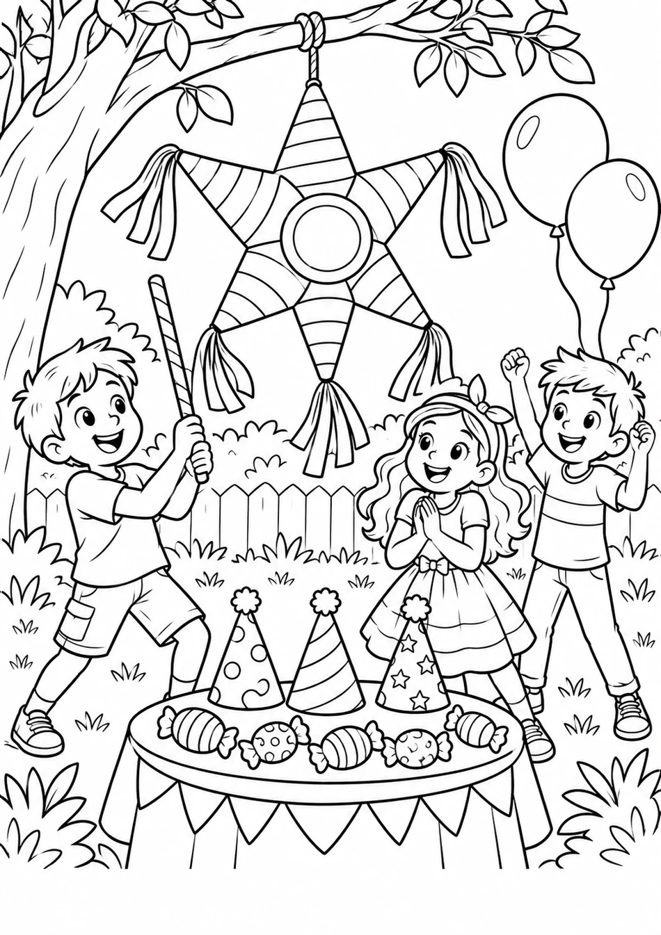 La piñata et les surprises