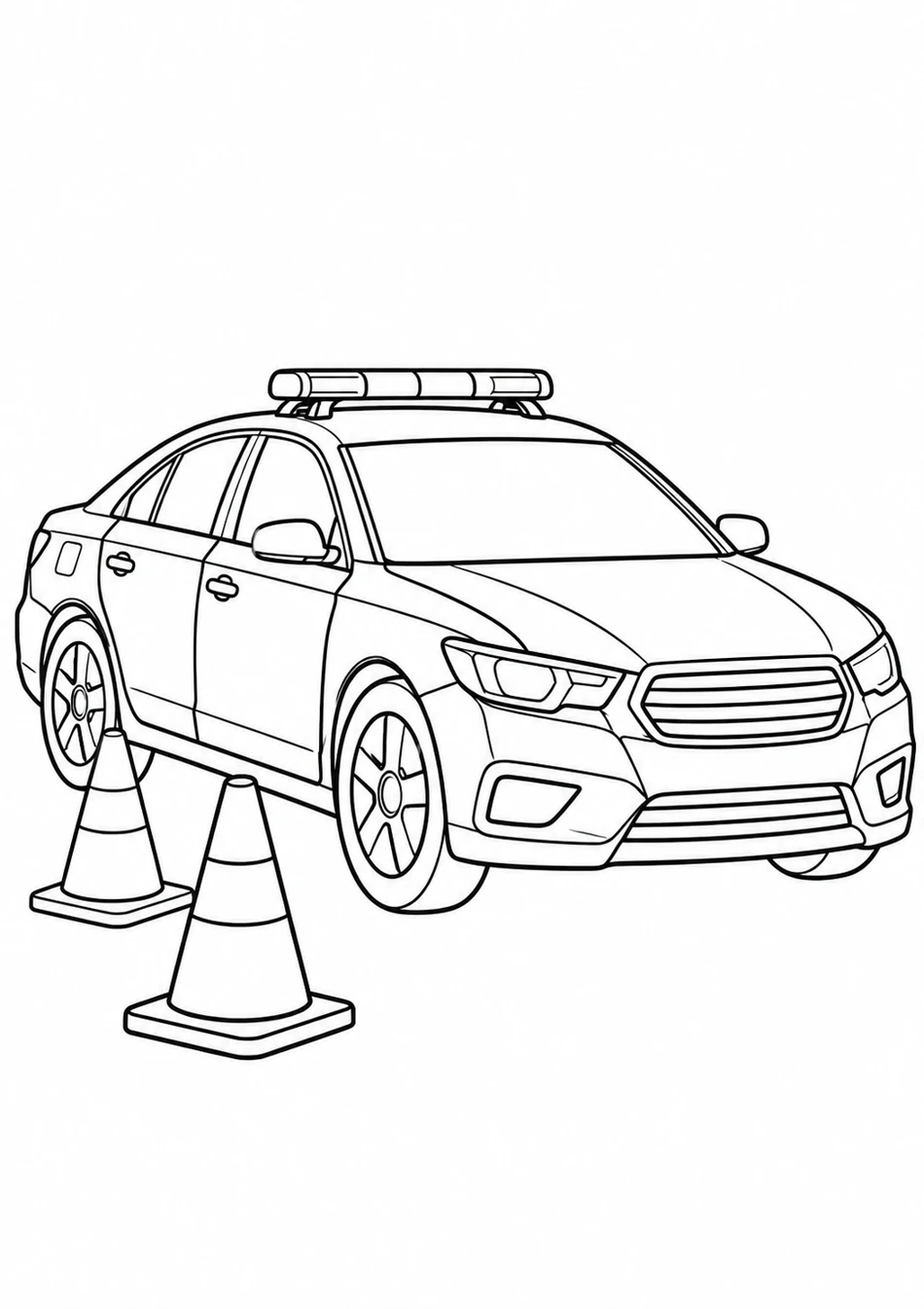La voiture de police