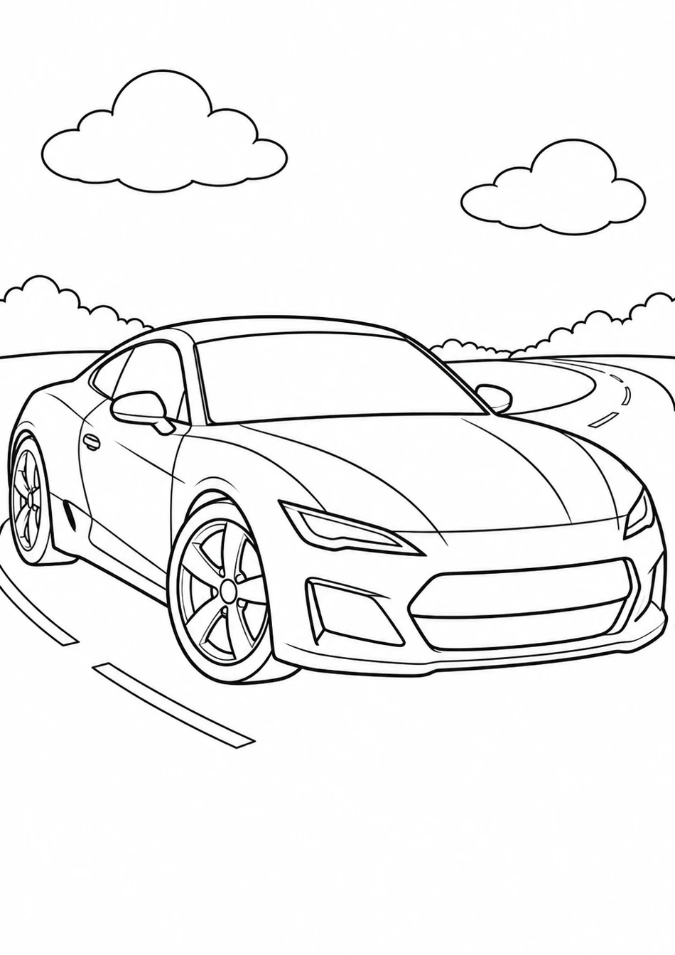 La voiture de sport