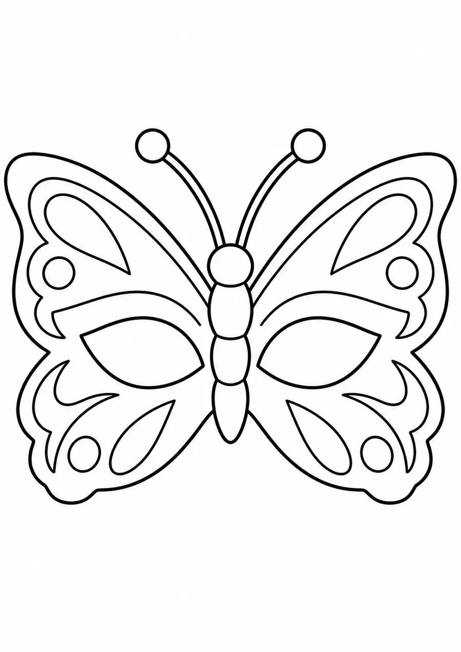 Un masque papillon