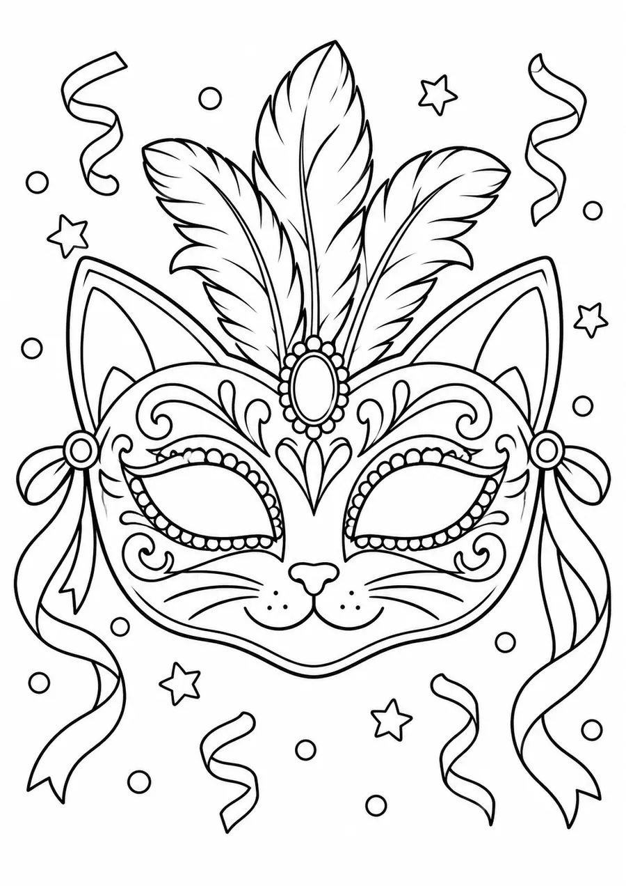 Un masque de chat