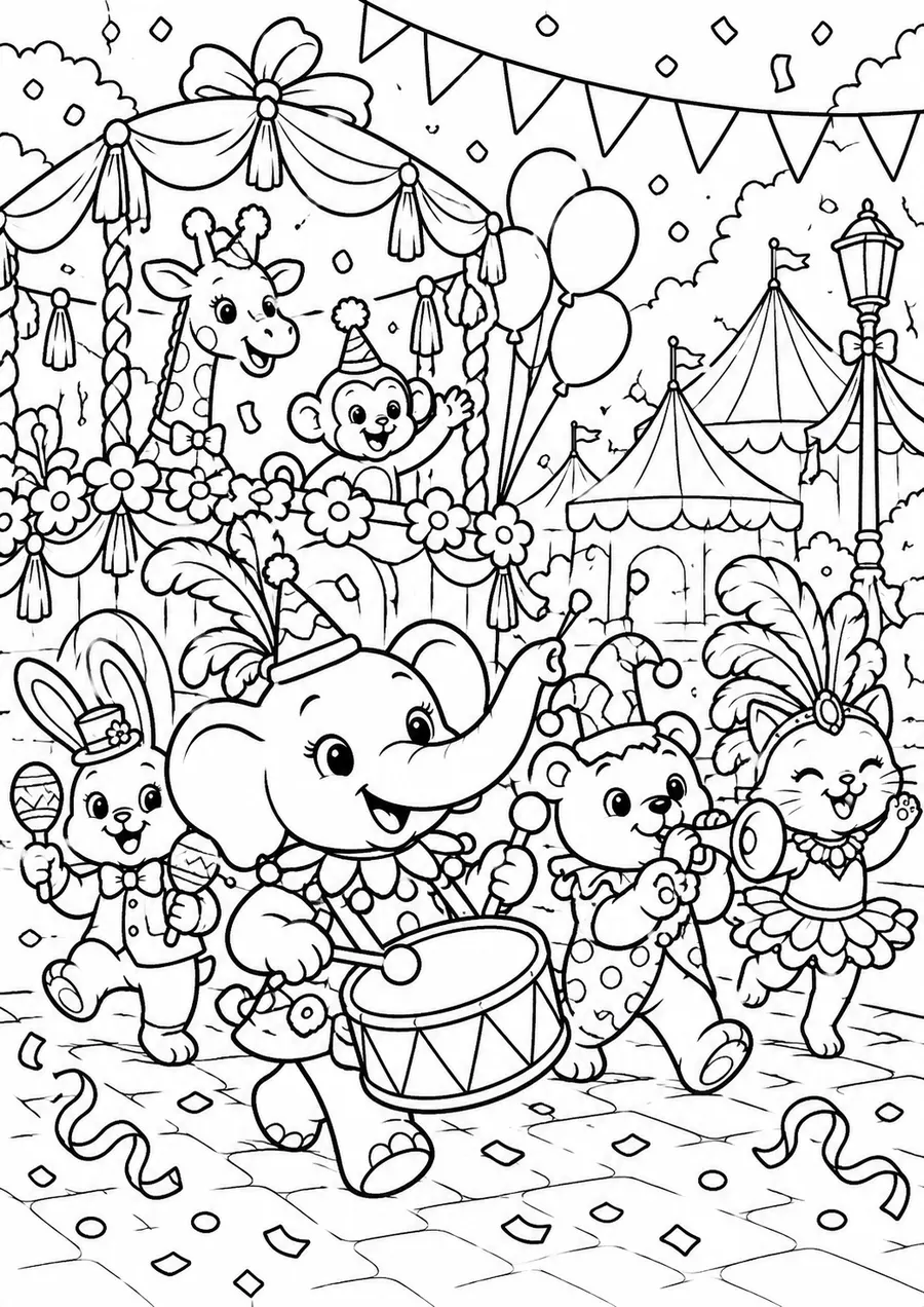 Un cortège de petits animaux