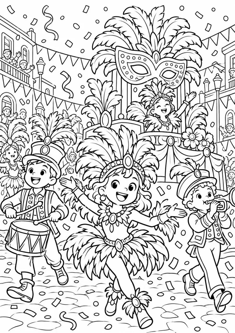 La grande parade du carnaval