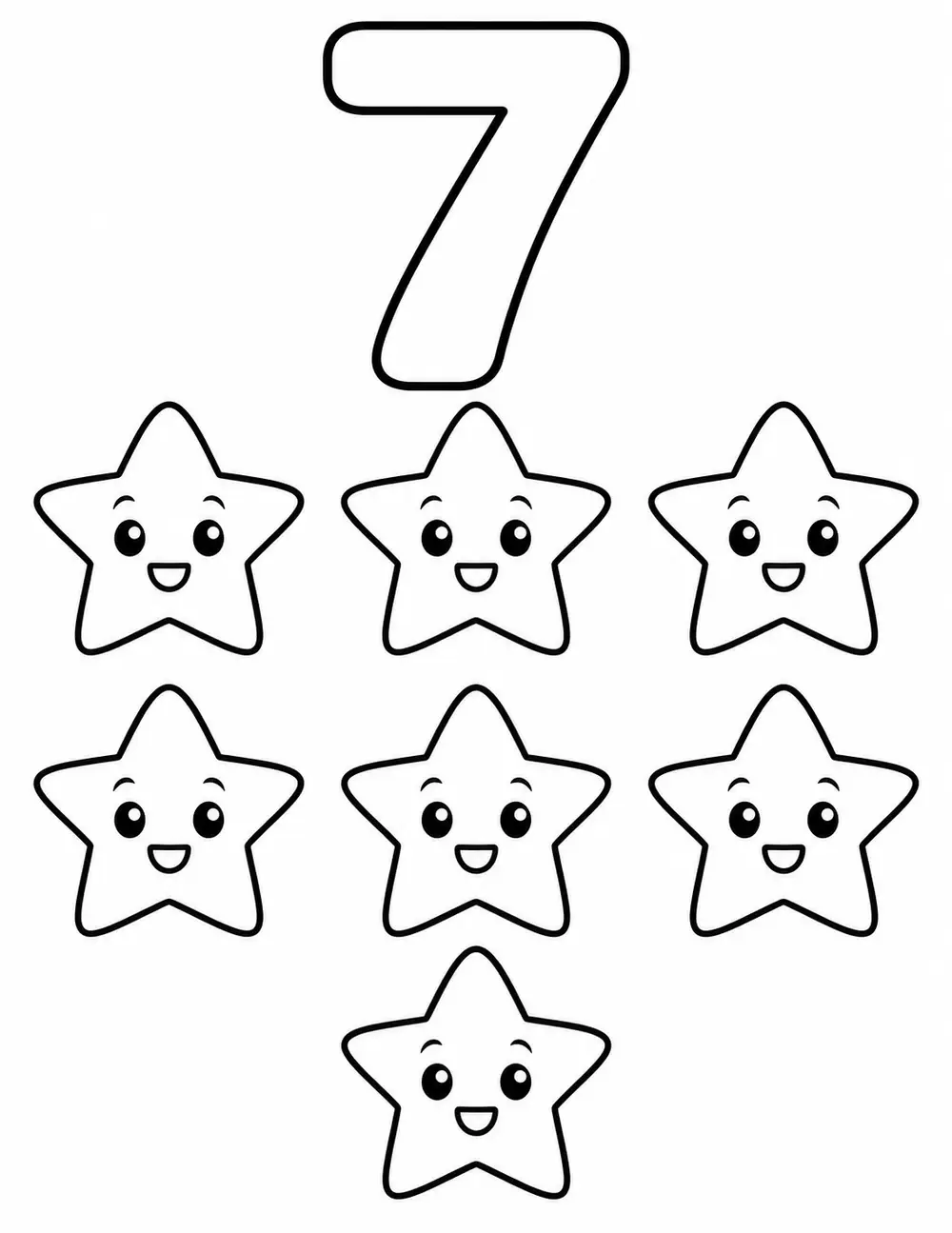 Compter sept étoiles