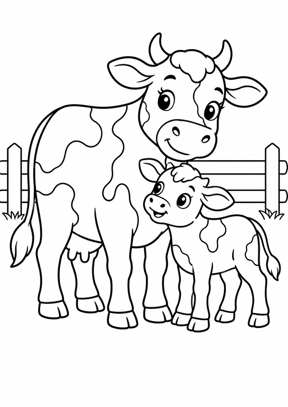 La vache et son veau
