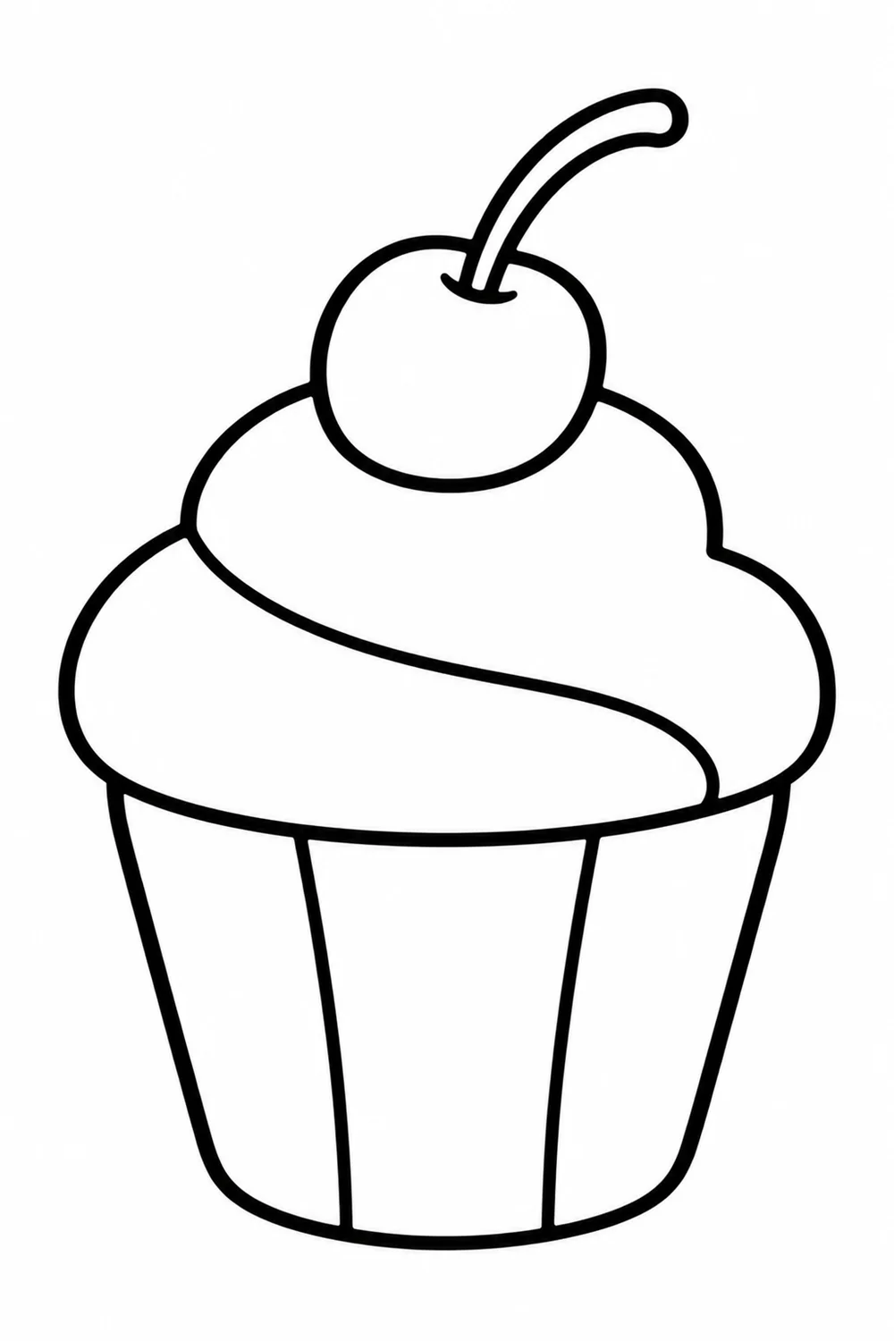 Le cupcake à la cerise