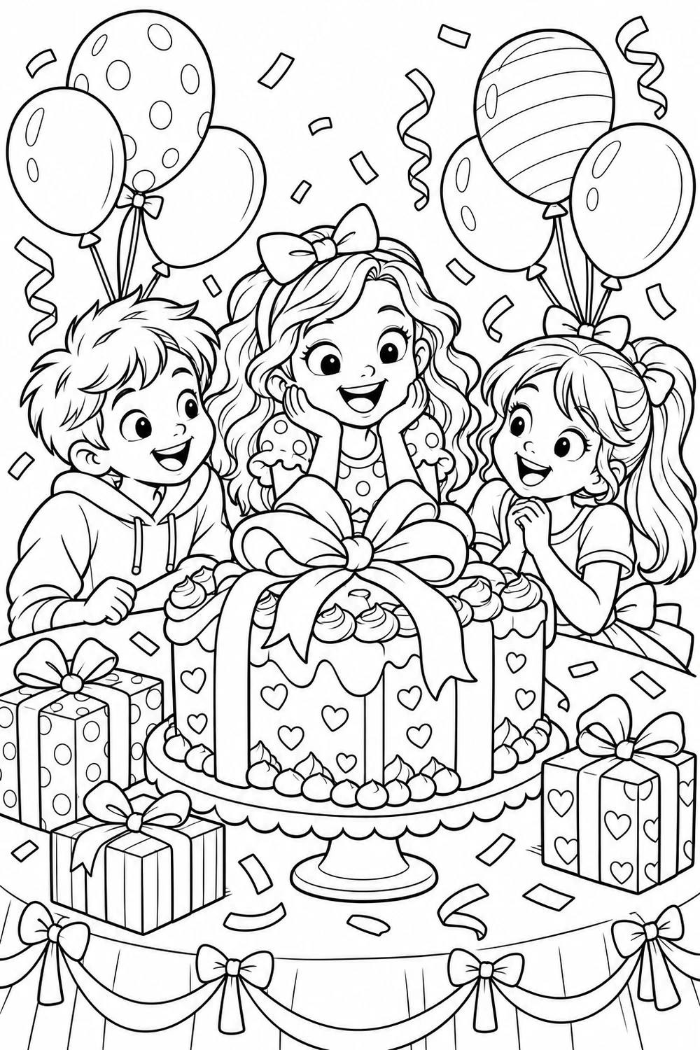 Le gâteau cadeau
