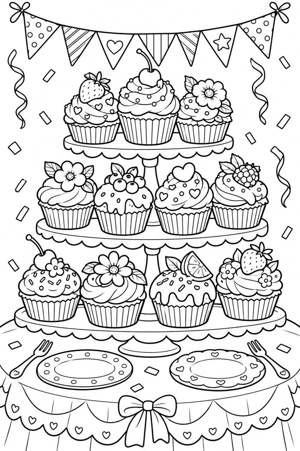 La pyramide de cupcakes