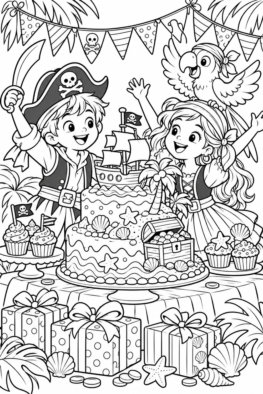 Le gâteau pirate