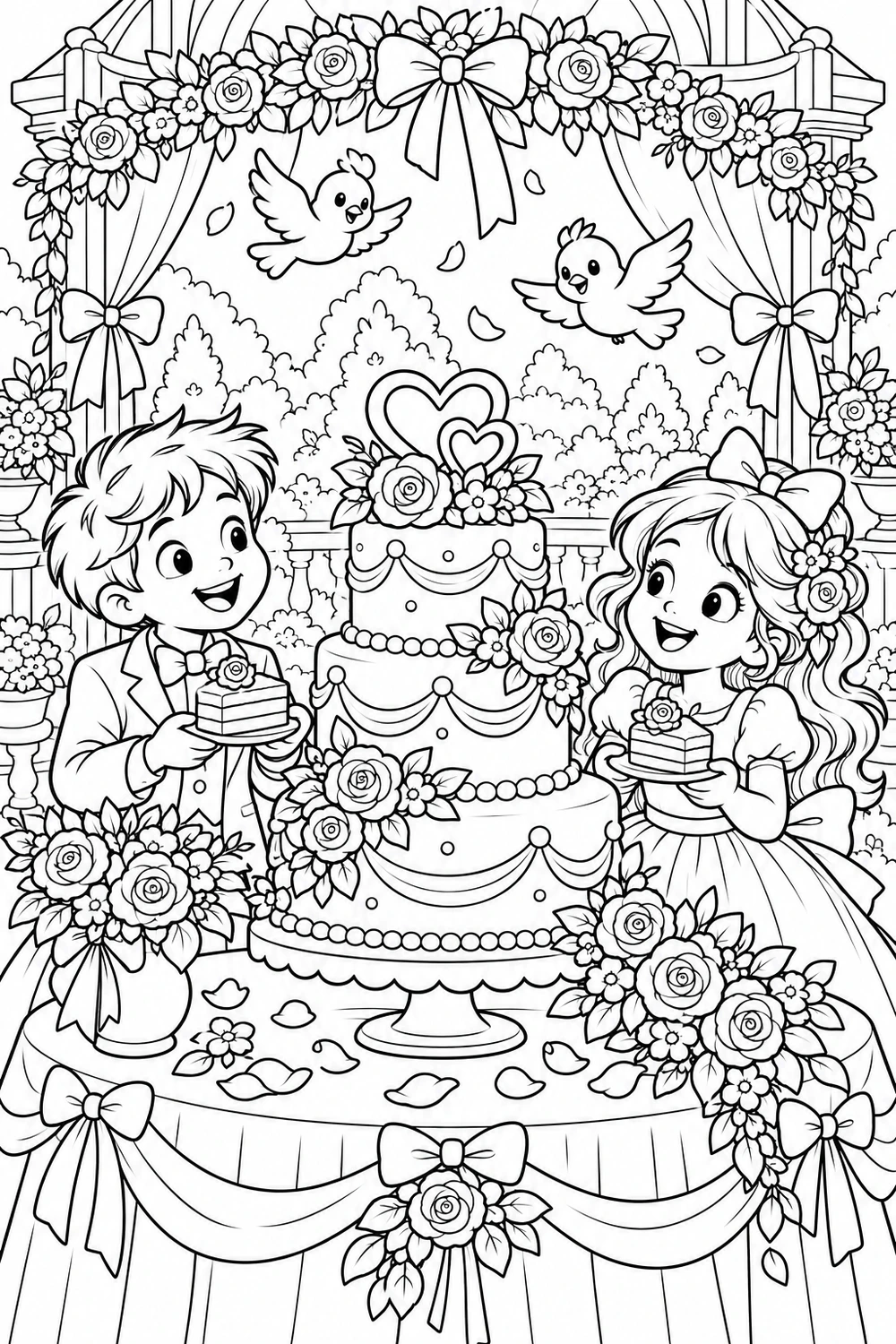 Le gâteau de mariage