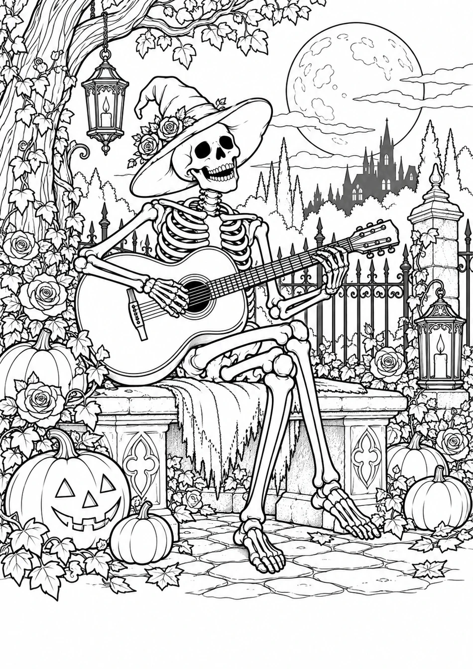 Le squelette musicien