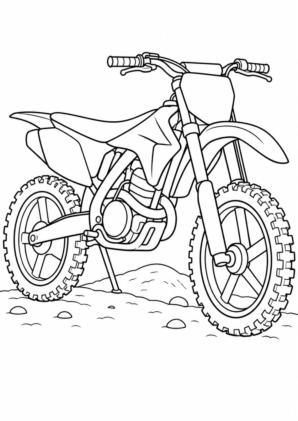 La moto de cross
