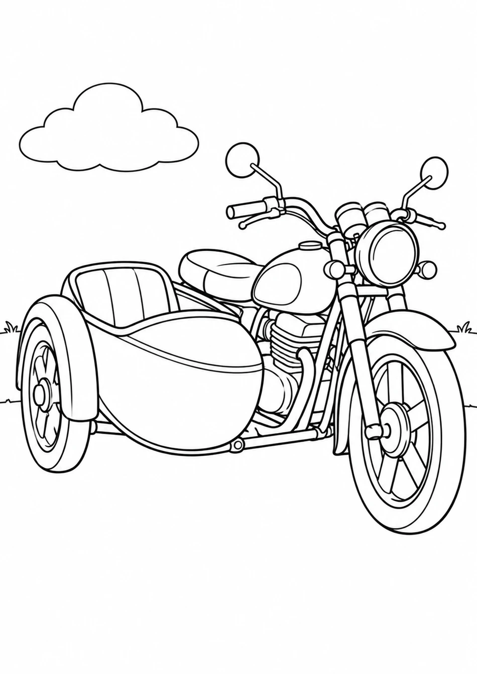 La moto avec side-car