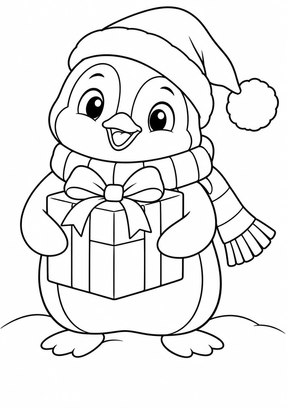 Le petit pingouin de Noël