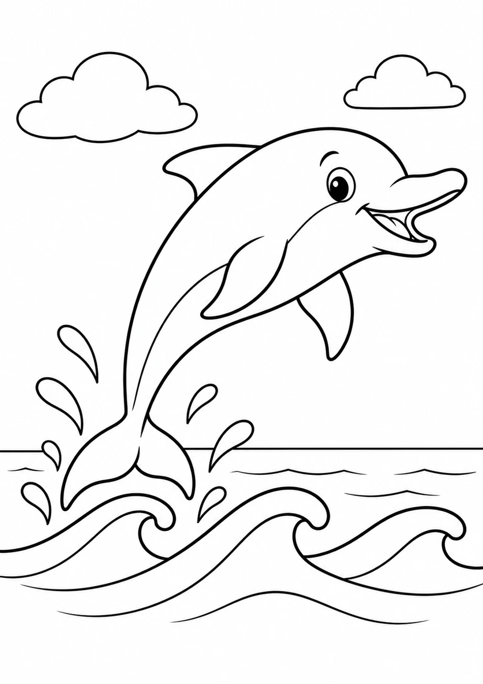 Le dauphin bondissant